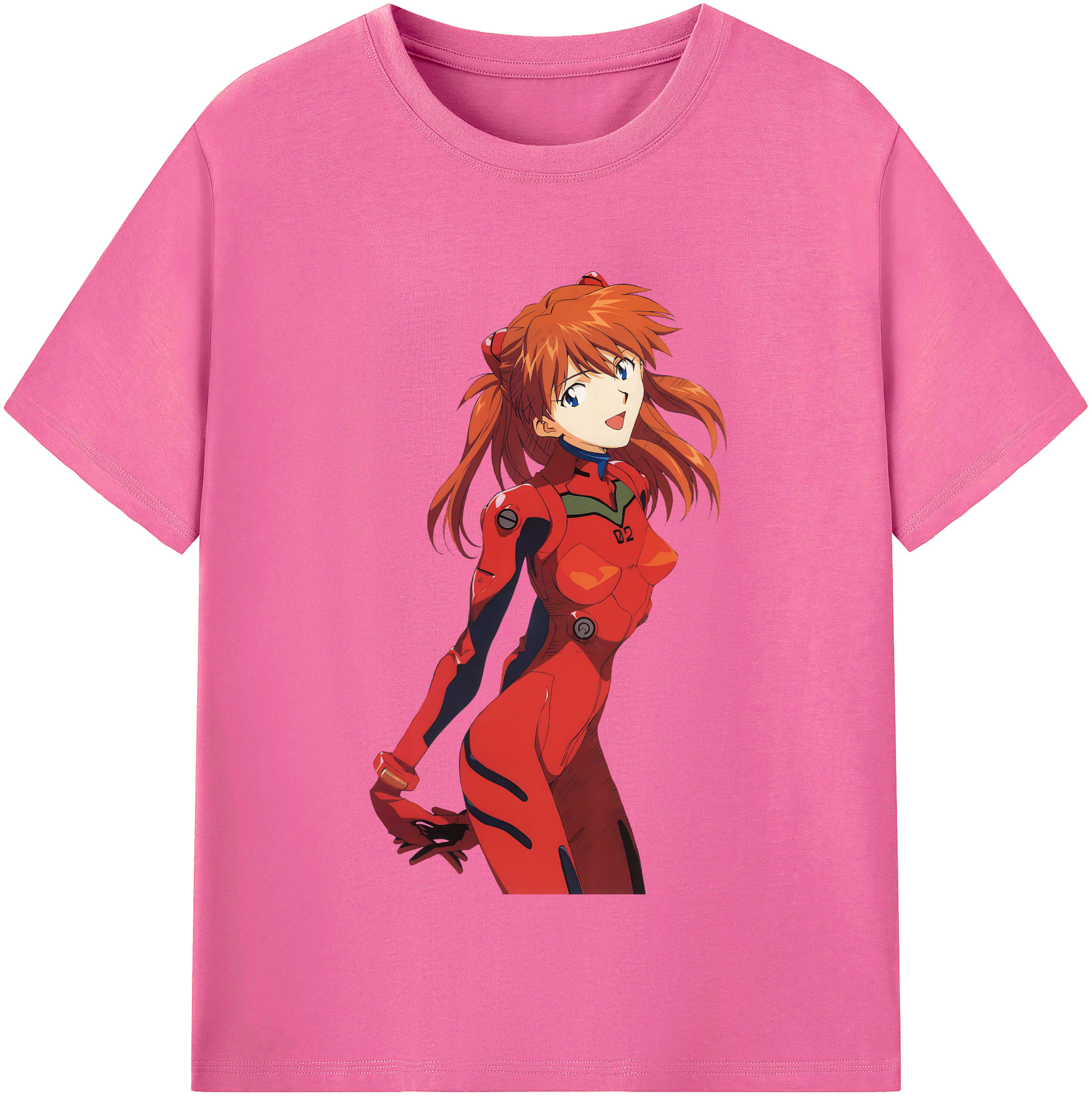 （画像用） EVA 新世紀エヴァンゲリオン レディースカジュアルプリントTシャツ（綿100％）